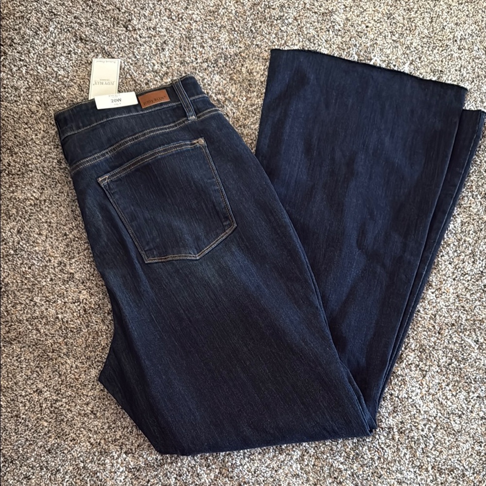 Judy Blue Flare Wide Leg Blue Jeans